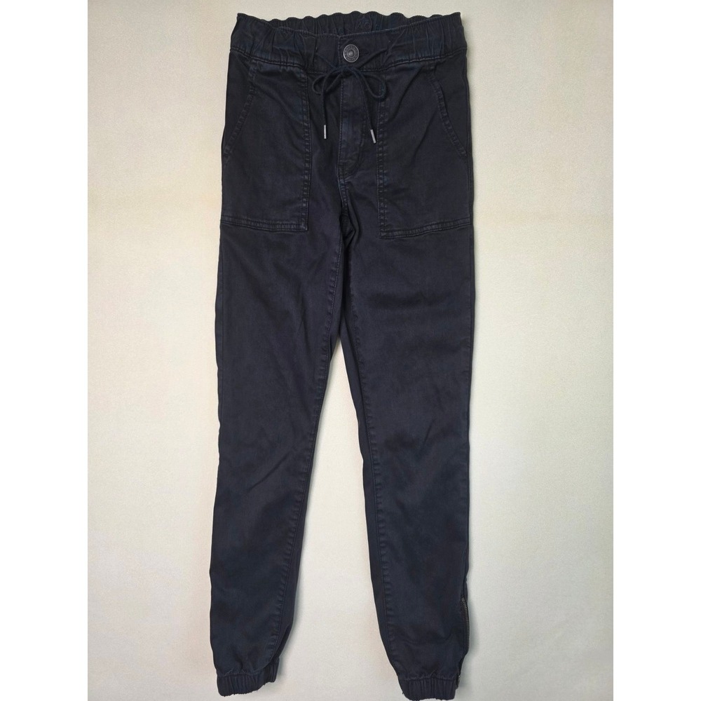 American Eagle Outfitters Women's Gray Stretch Utility Joggers Size 0 Ankle Zip